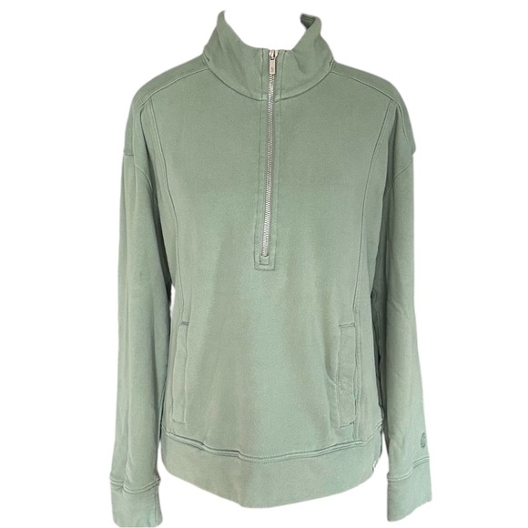 Tommy Bahama Tops - Tommy Bahama Green Half Zip Zip-Up Sweater - Medium‎